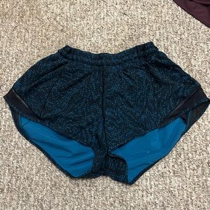Blue/Black Lululemon Shorts Size 10
